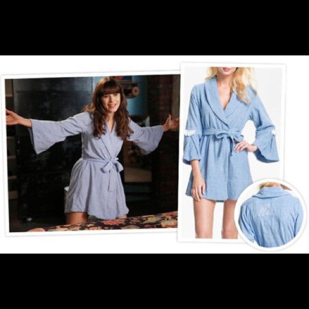 Betsey Johnson M mrs I do bathrobe Zooey new girl